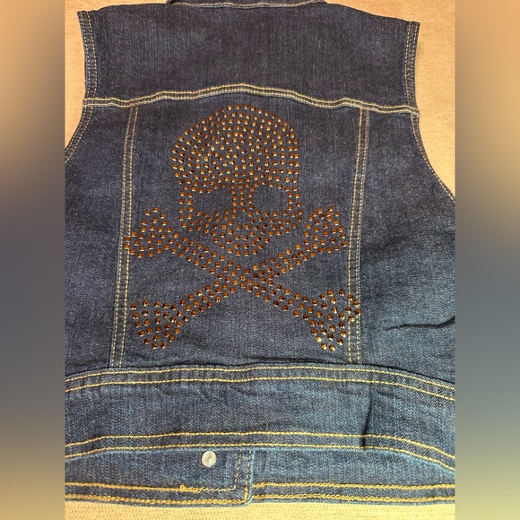 New Look Jean button up vest SIZE MEDIUM - Picture 5 of 6